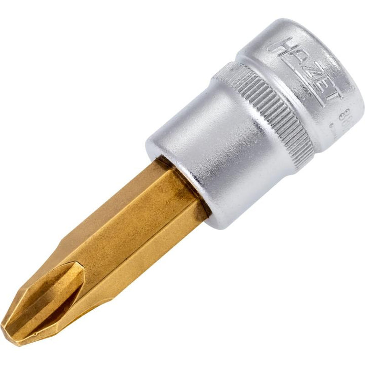 Hazet 8806-PH4 Screwdriver Socket, 10mm (3/8") Square Drive, Phillips PH4