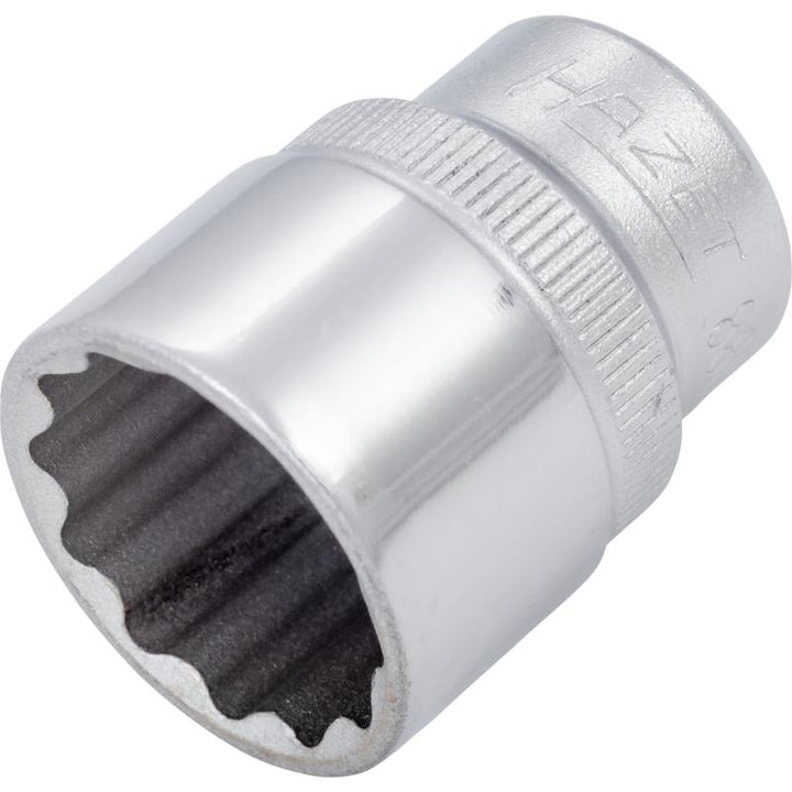 Hazet 880AZ-11/16 Socket, 10mm (3/8") Square Drive, 12-Point, 11/16"