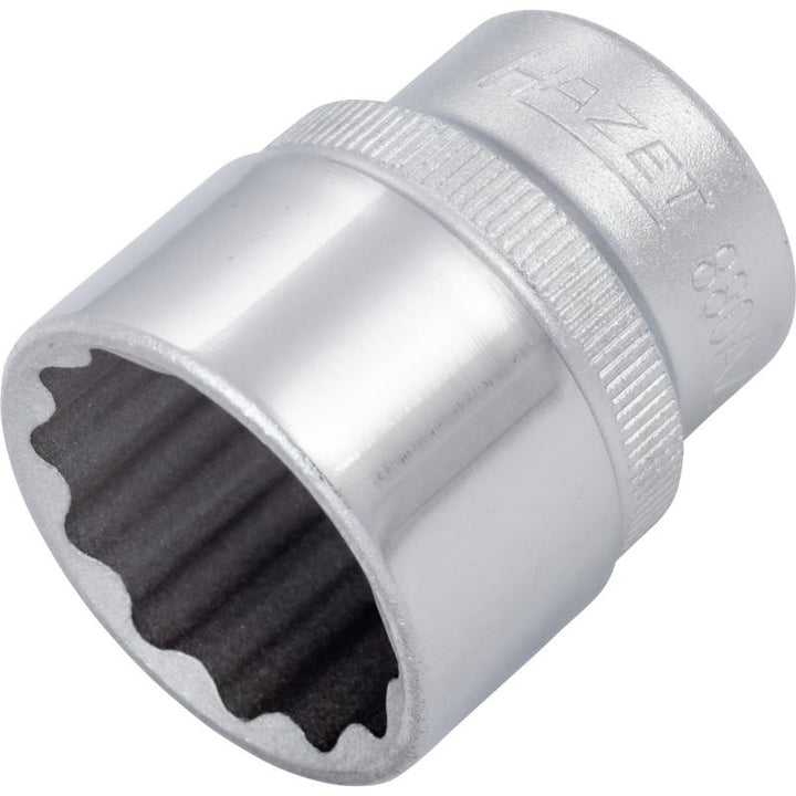 Hazet 880AZ-13/16 Socket, 10mm (3/8") Square Drive, 12-Point, 13/16"