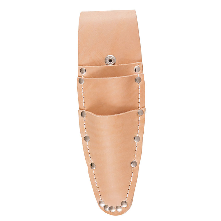 Heritage Cutlery H33 10 1/4'' Leather Tool Holster / Three Pocket Holds 10'', 11'' and 12''