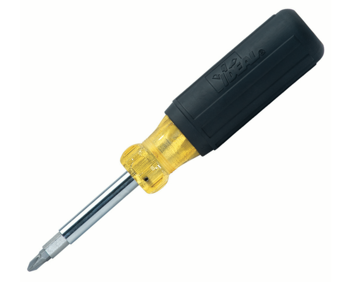 Ideal Industries 35-941 Replacement Bit For 11-in-1 Screwdriver/Nutdriver – 3/16" Slotted & #1 Phillips Combo