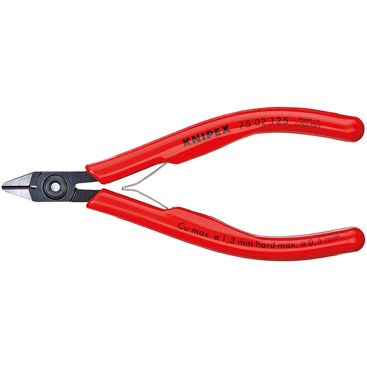 KNIPEX 75 02 125 SB Electronics Diagonal Cutters, 125 mm