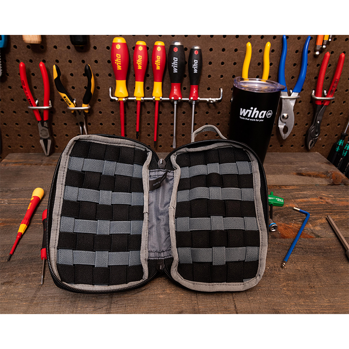 Wiha 91472 Cordura Utility Organizer Zipper Pouch