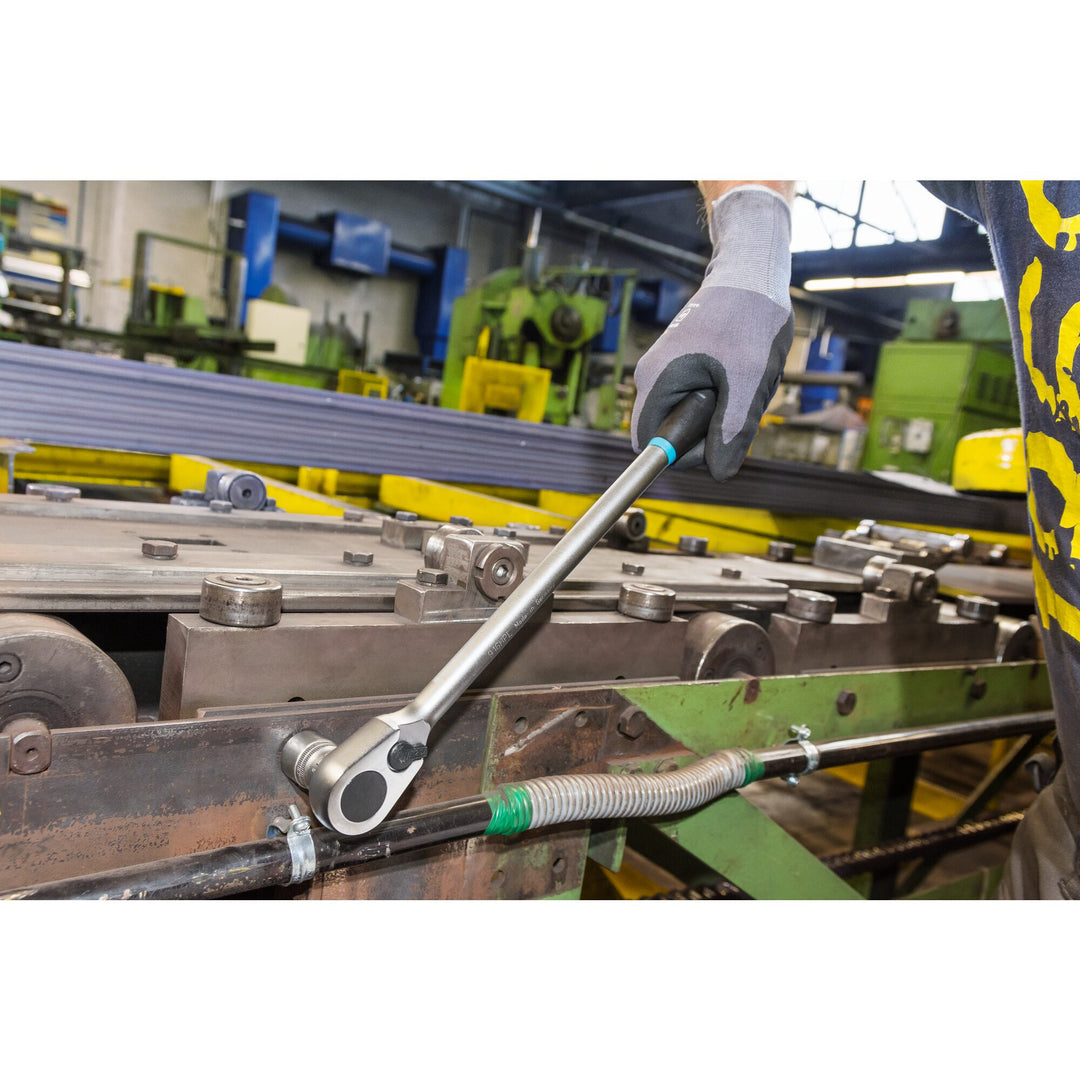 Hazet 916HPL Fine Tooth 1/2" Reversible Ratchet, Long