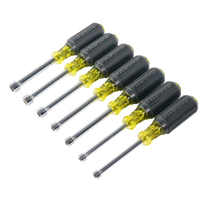 Klein Tools 65160 Metric Nut Driver Set, 3-Inch Shafts, 7-Piece