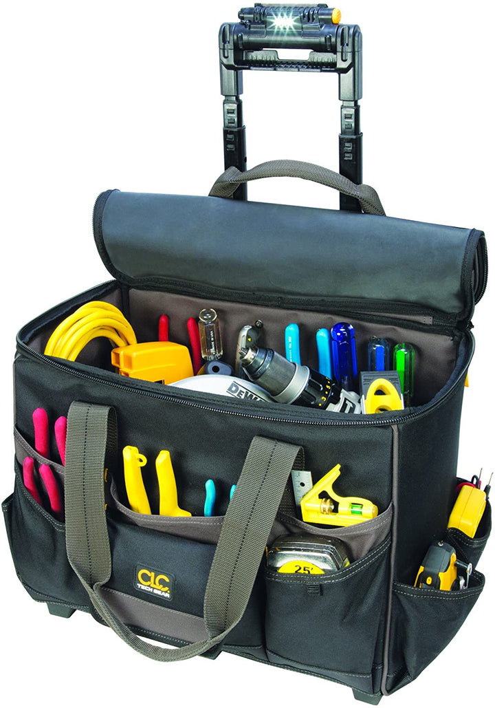 CLC L258 Tech Gear Lighted Handle 17″ Roller Bag