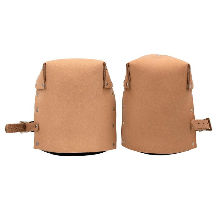 Bucket Boss 92013 Pro Leather Knee Pads, Tan|Brown