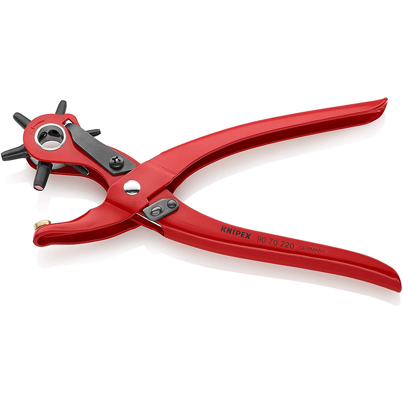 KNIPEX 90 70 220 Revolving Punch Pliers, 220 mm