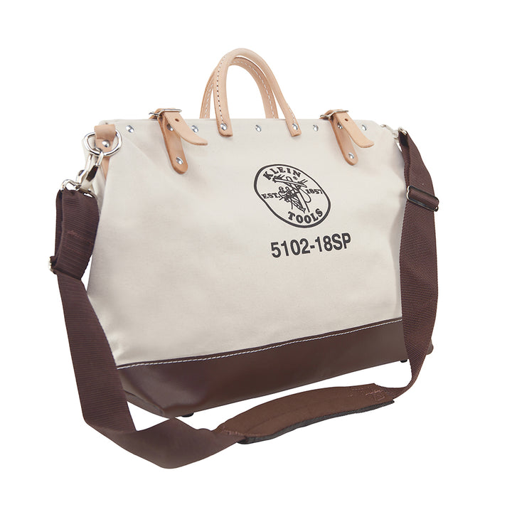 Klein Tools 5102-18SP Deluxe Canvas Tool Bag, 18-Inch