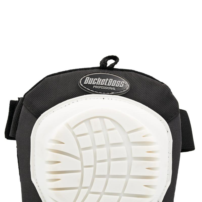Bucket Boss 94200 Knee Pad, Soft Rubber Cap, Foam Pad, 2 -Strap, Straps with Hook and Loop Closure