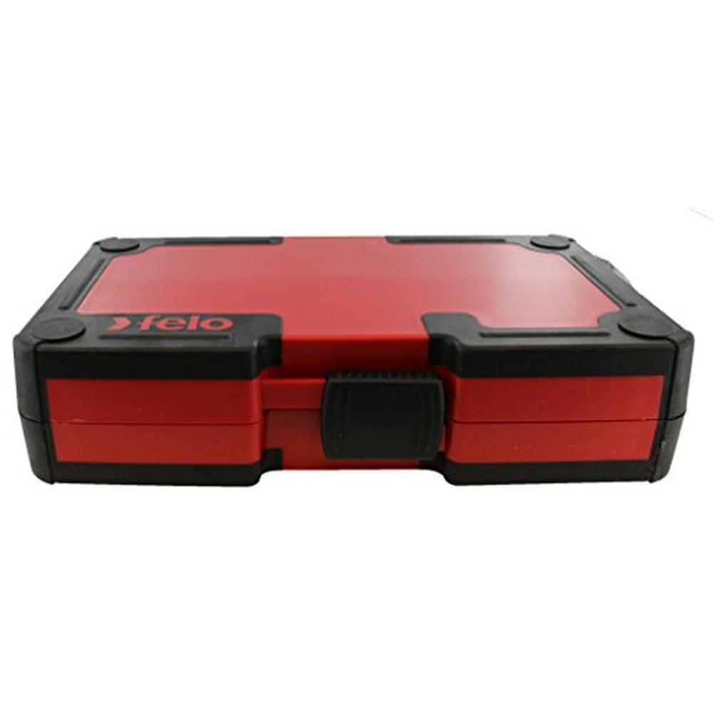 Felo 0715751719 E-Smart 14 Piece Set - Slotted, Phillips, Pozidriv, TORX® Tip Insulated Blades with 2 Handles