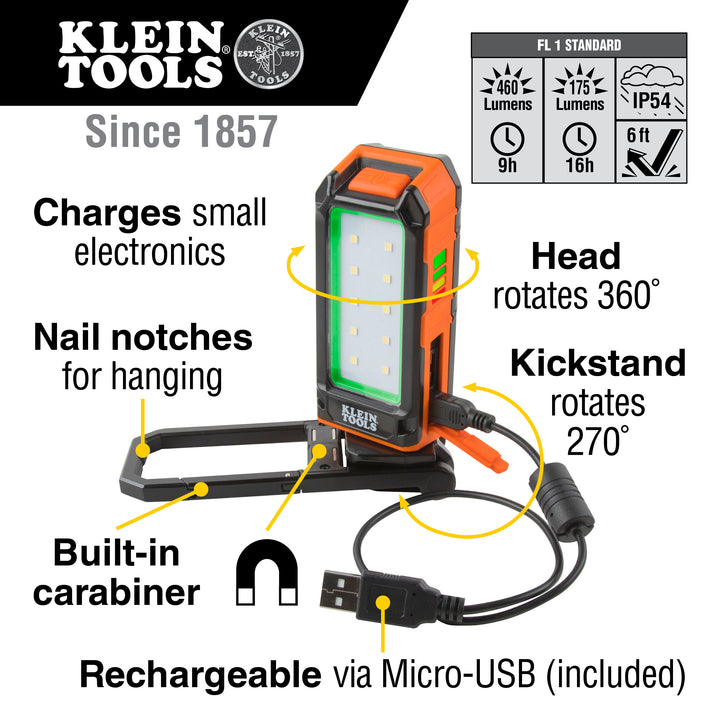 Klein Tools 56403 Rechargeable Personal Work light