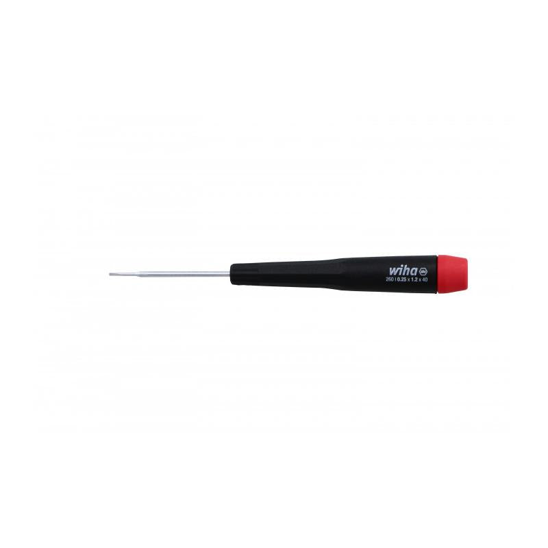 Wiha Tools 96012 Precision Slotted Screwdriver 1.2mm x 40mm
