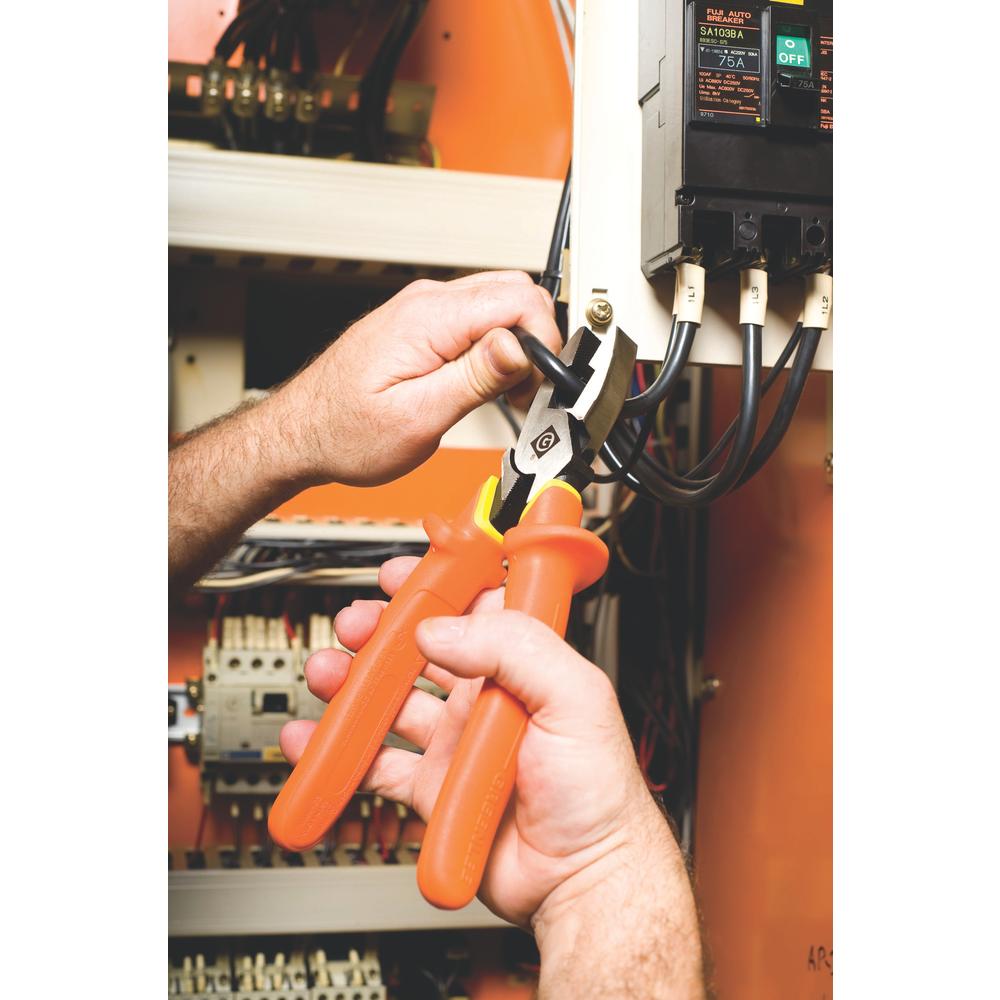 Greenlee 0151-09-INS 9" Insulated Side-Cutting Pliers