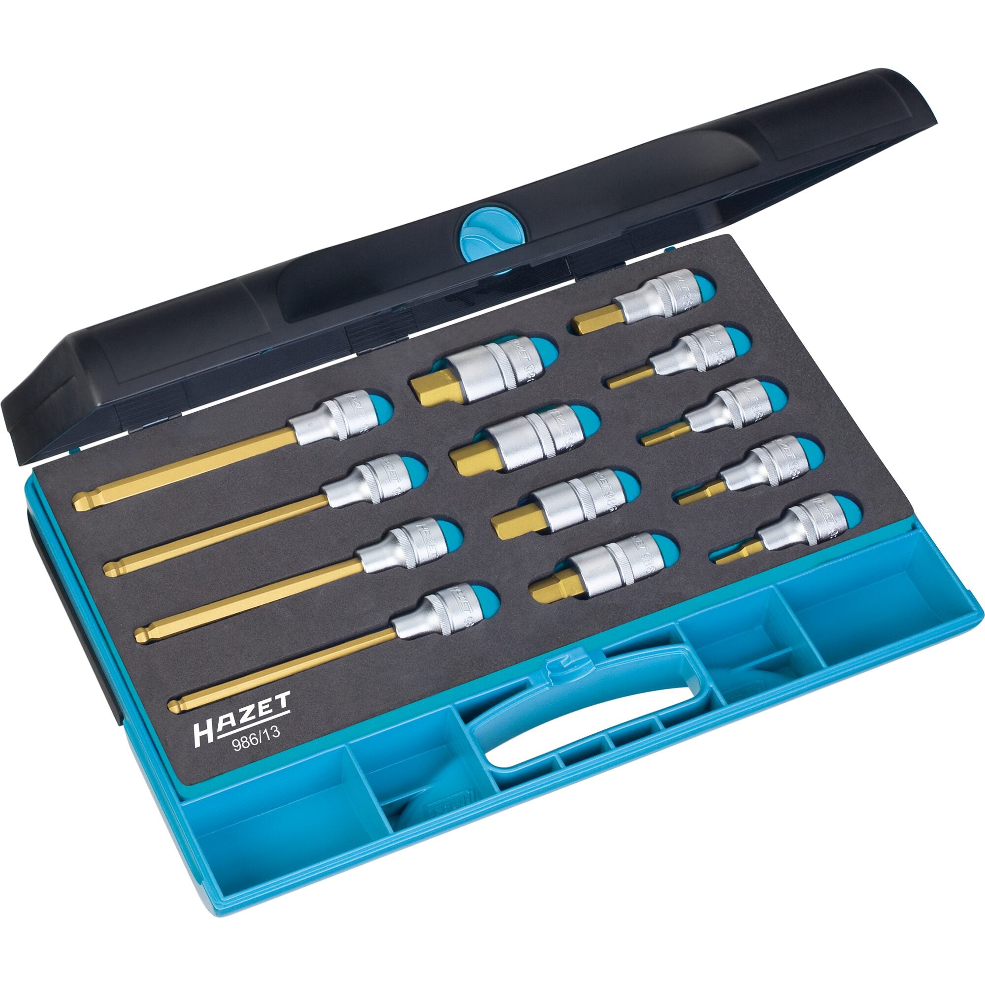 Hazet 163-220/13 Hex Screwdriver Socket Set, 1/2