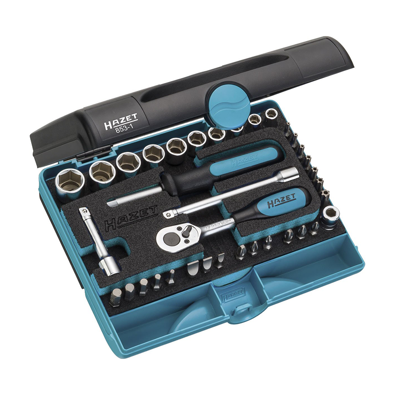 Hazet 853 1 1 4 36 Pc Metric Socket and Bit Set Haus of Tools