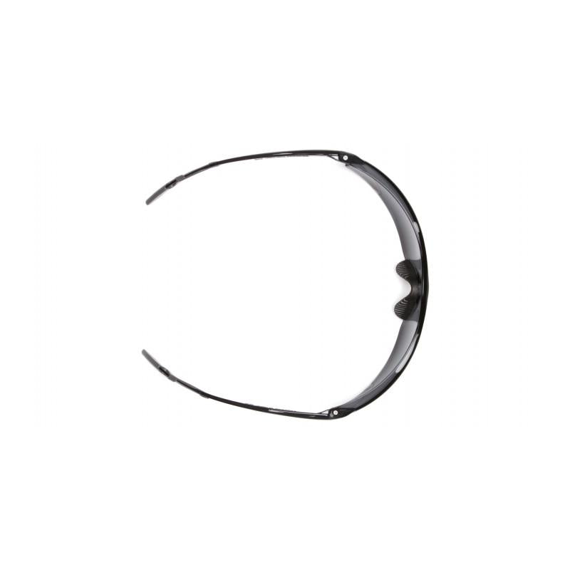 Pyramex SG6510ST Achieva Clear H2X Anti-Fog Lens with Gray Temple Tips