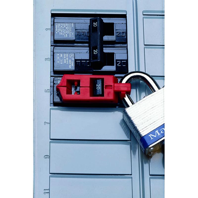 IDEAL 44-810 Hinged Single-Pole Breaker Lockout, 3/Card