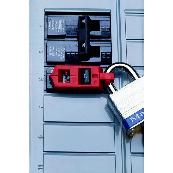 IDEAL 44-810 Hinged Single-Pole Breaker Lockout, 3/Card