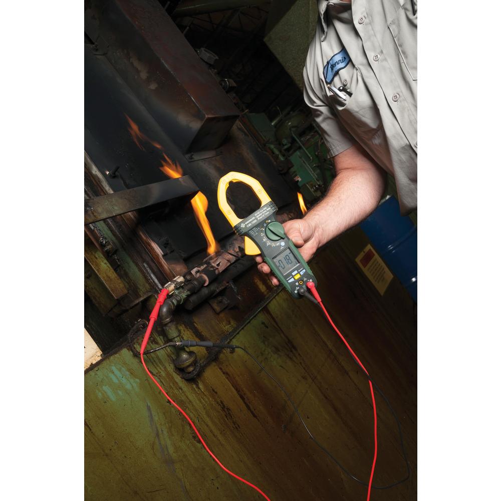 Greenlee CMI-1000 Industrial AC+DC True RMS Clamp Meter, 1000 Amp