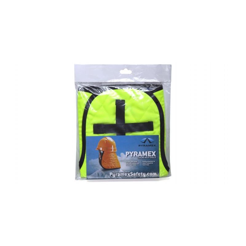 Pyramex CNS130 Cooling Hard Hat Pad and Neck Shade - Hi Vis Lime