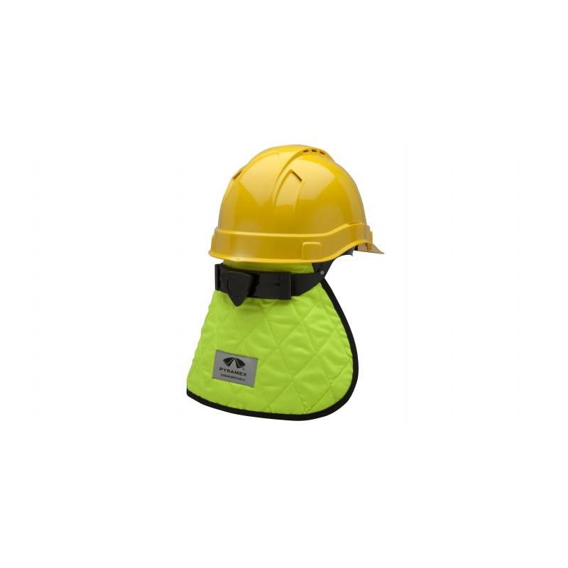 Pyramex CNS130 Cooling Hard Hat Pad and Neck Shade - Hi Vis Lime