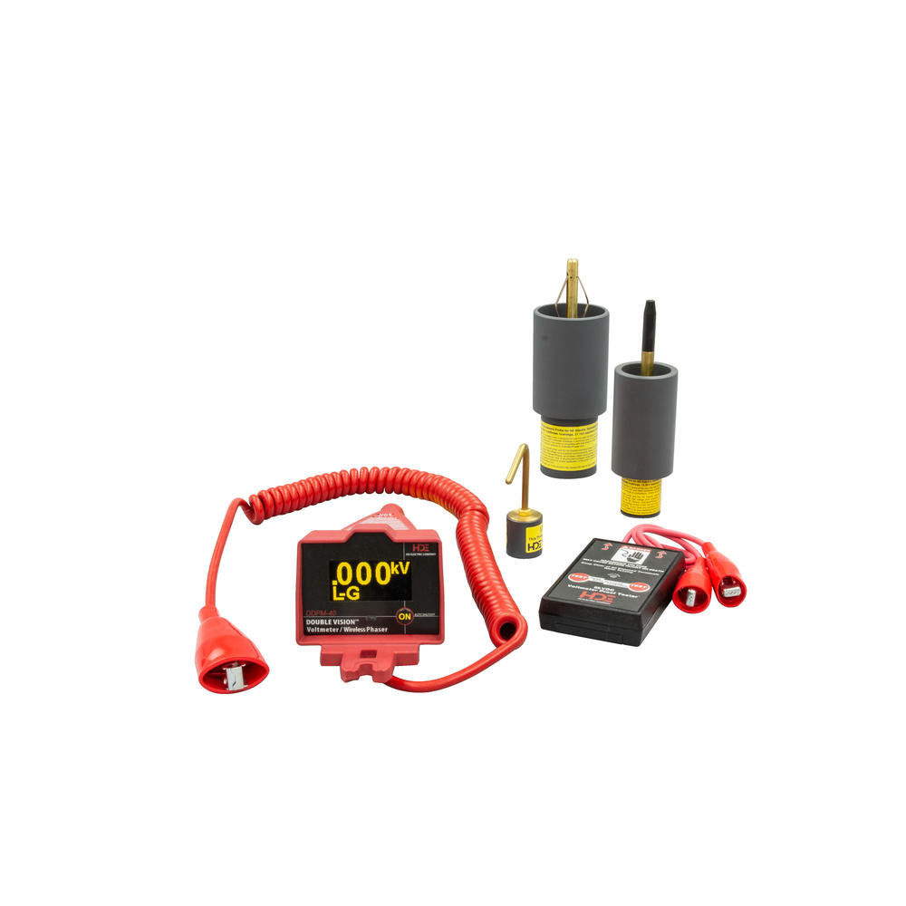 Greenlee DDPM-40S/K03 Double Vision® Dual Display Wireless Phasing Meter 5V-43kV, OH/UG Single Kit 2