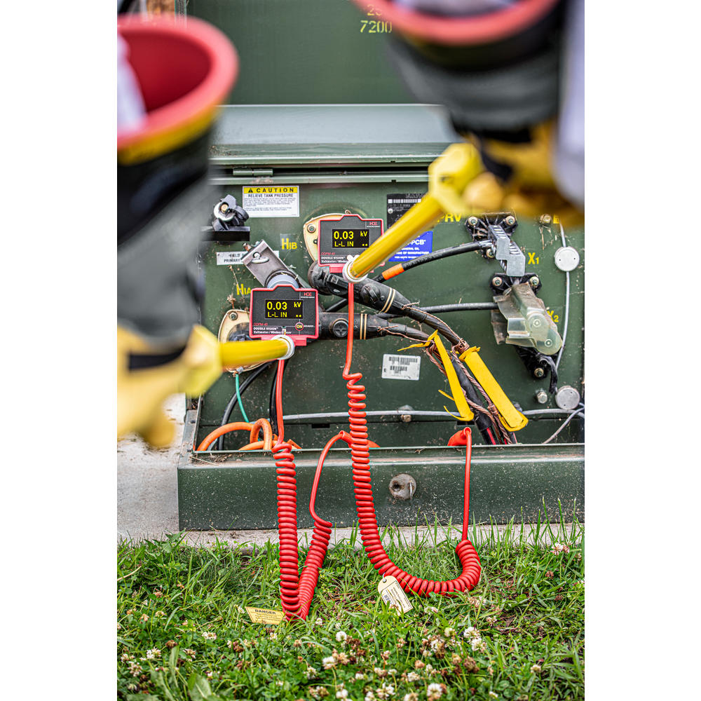 Greenlee DDPM-40S/K03 Double Vision® Dual Display Wireless Phasing Meter 5V-43kV, OH/UG Single Kit 2