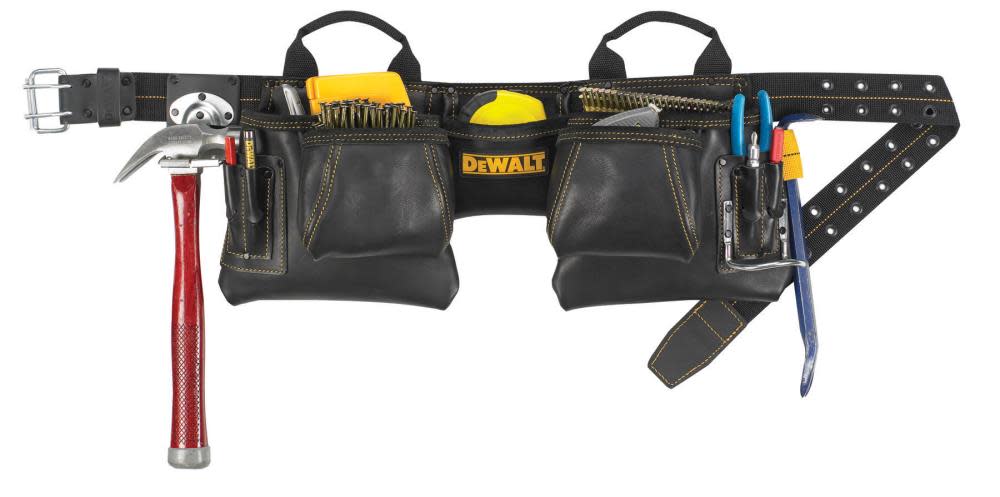 DEWALT DG5472 12 Pocket Carpenter's Leather Apron