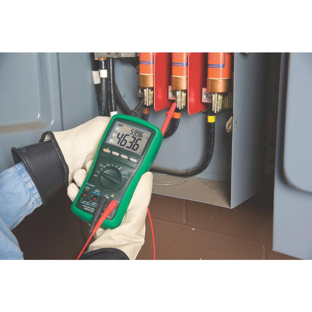 Greenlee DM-810A-C Digital Multimeter with Calibration, TRMS, AC/DC, CAP