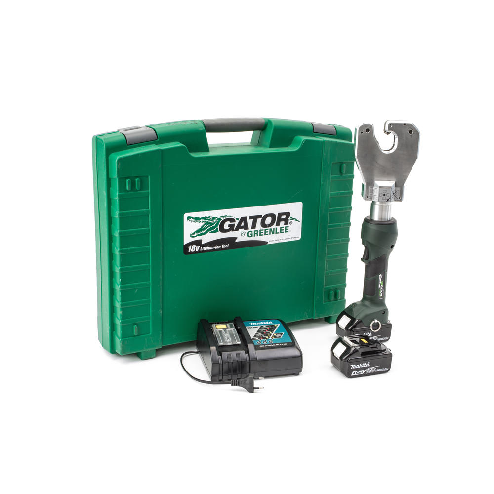 Greenlee EK6ATILX11 6 Ton Crimper, Quad, Anderson Top Inline Open Li-Ion, STD, 120V