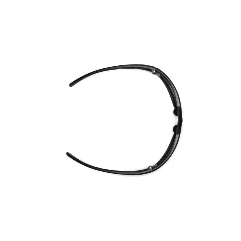 Pyramex SB5170DT Exeter Silver Mirror Anti-Fog Lens with Black Frame