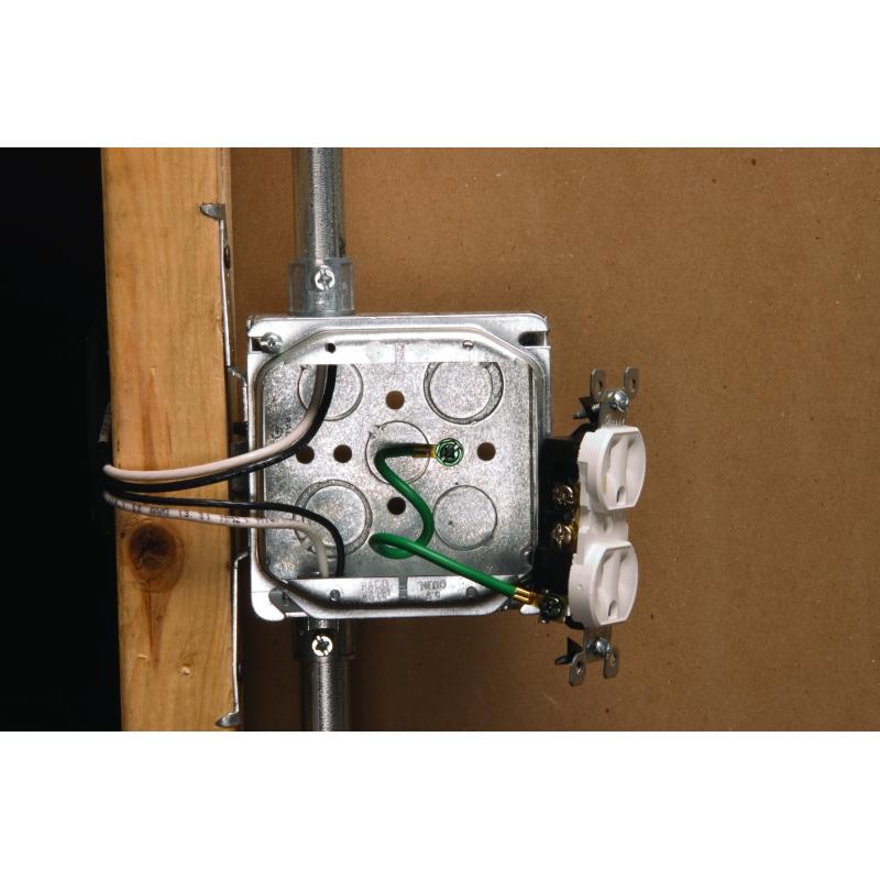 Ideal 30-3496 Sol Wire Grnd Tail-Loop/Grd Scrw/Stripd, 1,000/Box