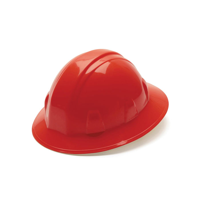 Pyramex HP241 SL Series Full Brim Hard Hat, 4-Point Ratchet Suspension