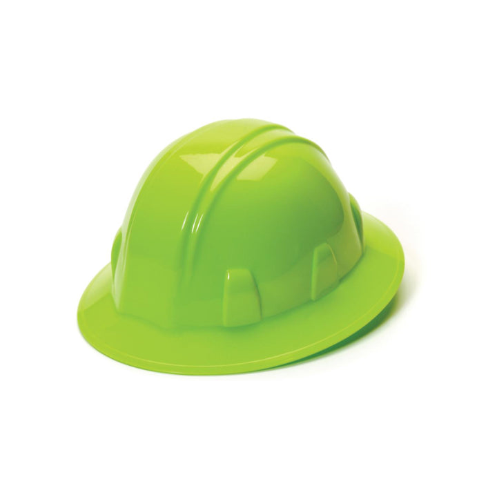 Pyramex HP241 SL Series Full Brim Hard Hat, 4-Point Ratchet Suspension