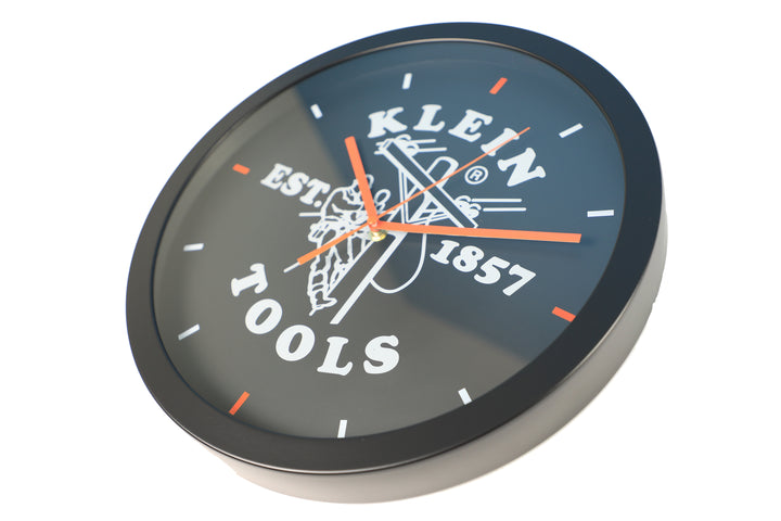 Klein Tools Logo Wall Mount Clock (Orange/Black)
