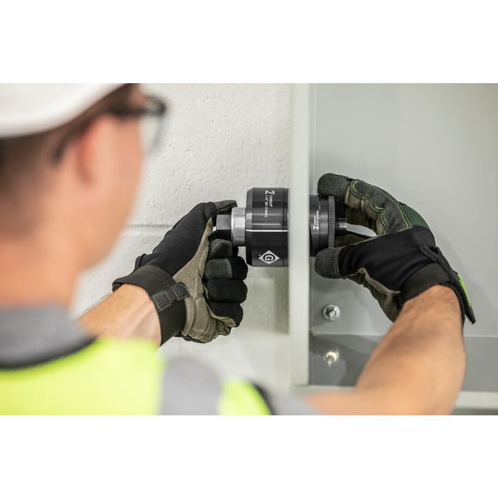 Greenlee 7238SB Knockout Kit with Ratchet and SlugBuster®, 1/2" to 2"