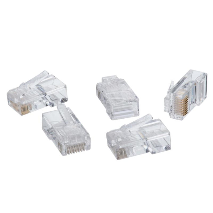 Ideal 85-345 RJ-11(RJ-12) 6P6C Modular Plugs, 25/Card