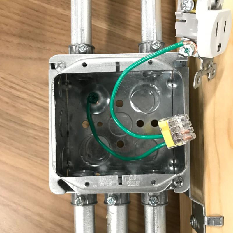 Ideal 30-3414 12Ga 8 Inch Solid Ground+4P Push-In 250/Box