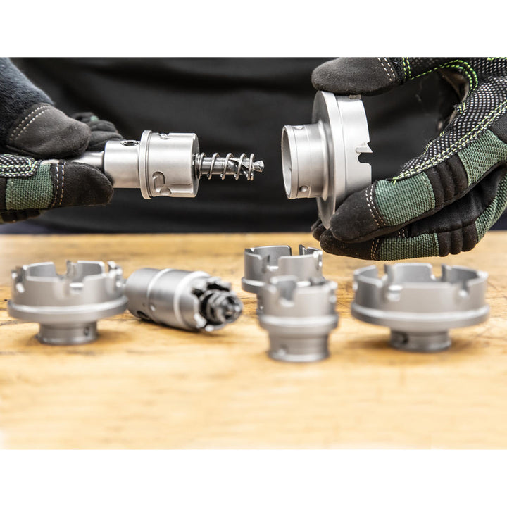 Greenlee 645-3-5/8 Quick-Change Carbide-Tipped Hole Cutter, 3-5/8"