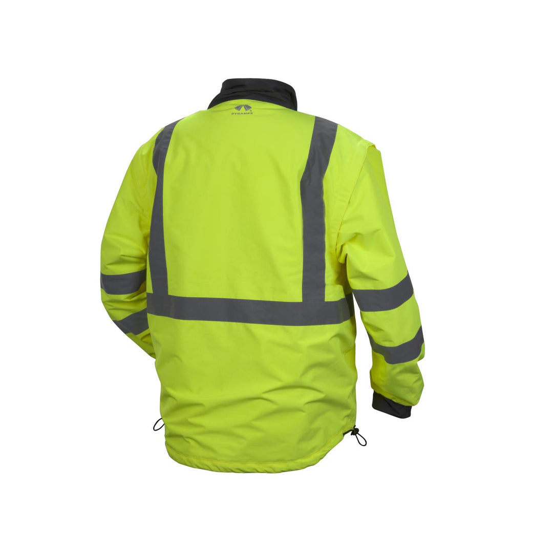 Pyramex RJR3410 Type R - Class 3 Hi-Vis Lime Jacket