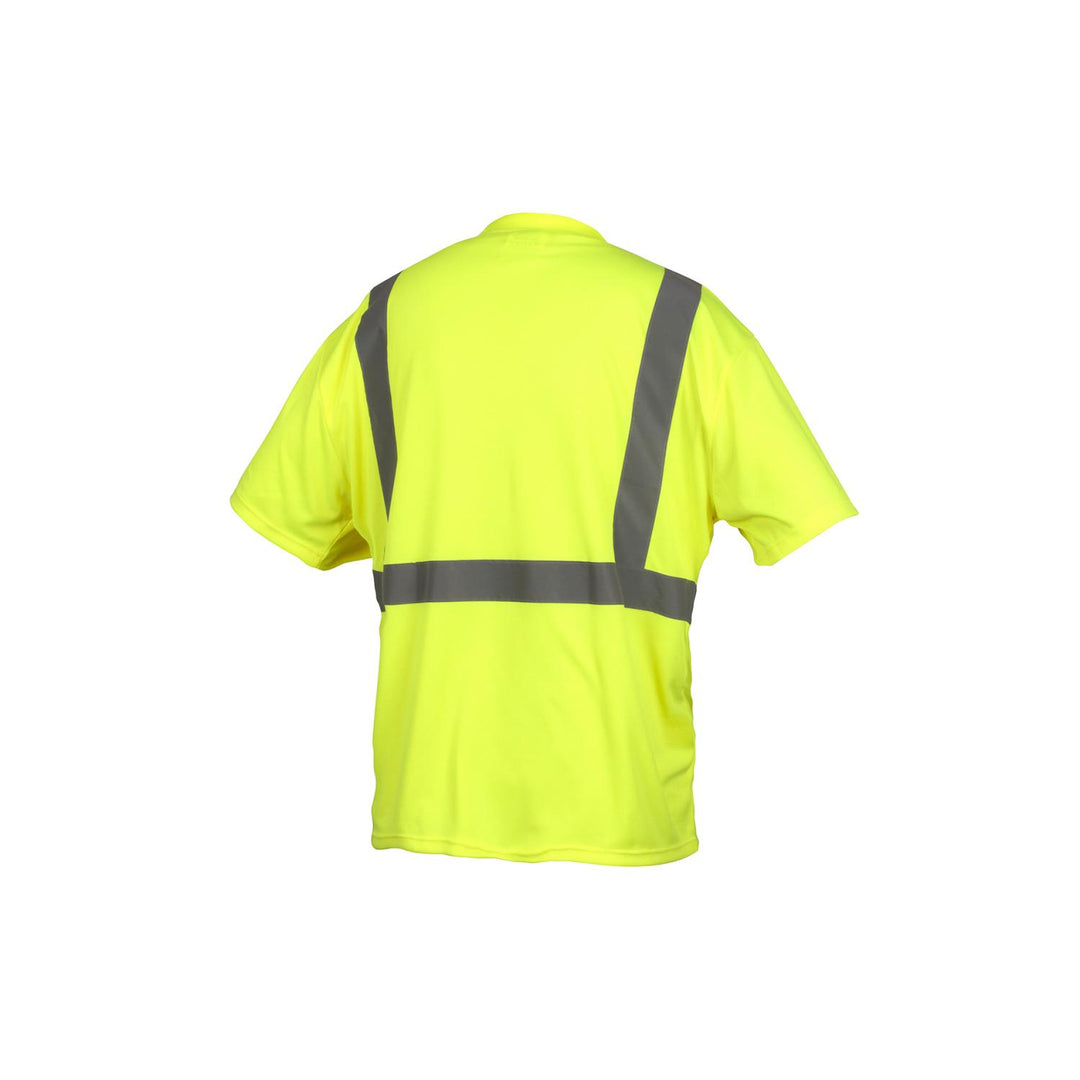 Pyramex RTS2110NP Type R - Class 2 Hi-Vis Lime T-Shirt