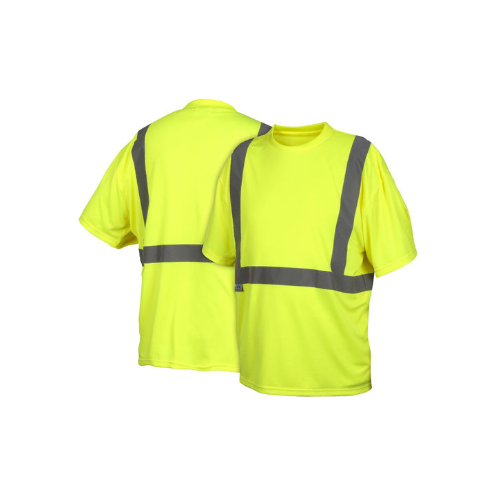 Pyramex RTS2110NP Type R - Class 2 Hi-Vis Lime T-Shirt