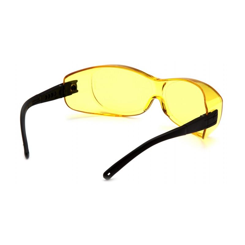 Pyramex S3530SJ Pyramex Safety - OTS - Black Frame/Amber Lens