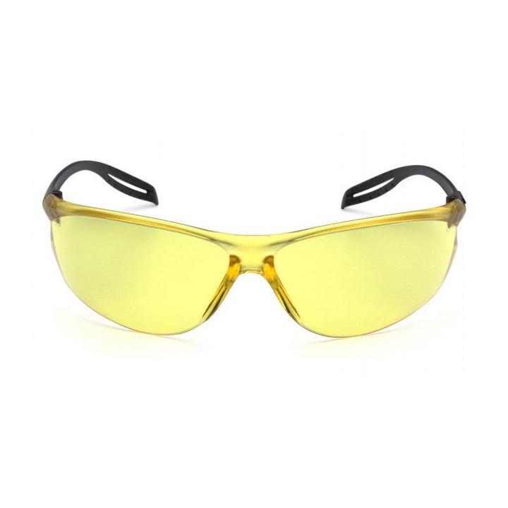 Pyramex S9730S Neshoba Amber Lens with Black Temples