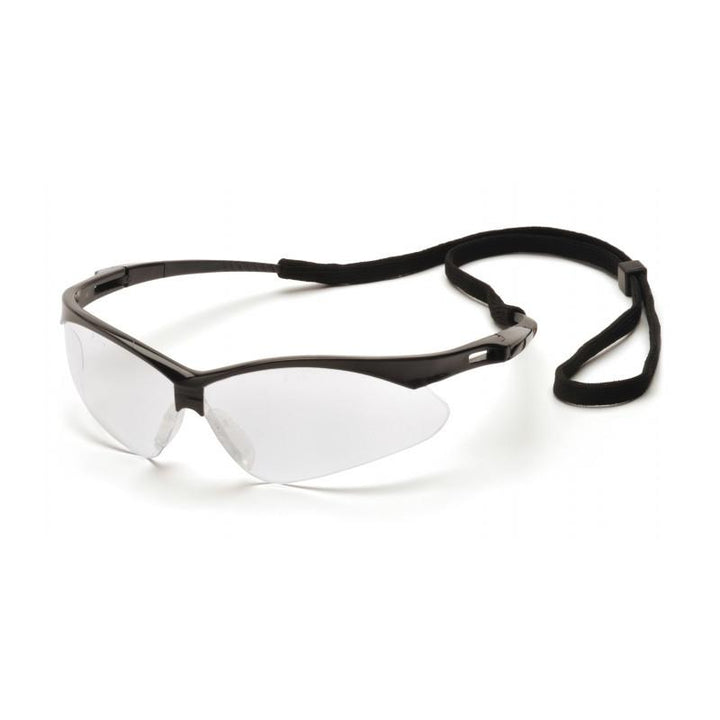 Pyramex SB6310SP PMXTREME  Clear Lens with Black Frame and Cord