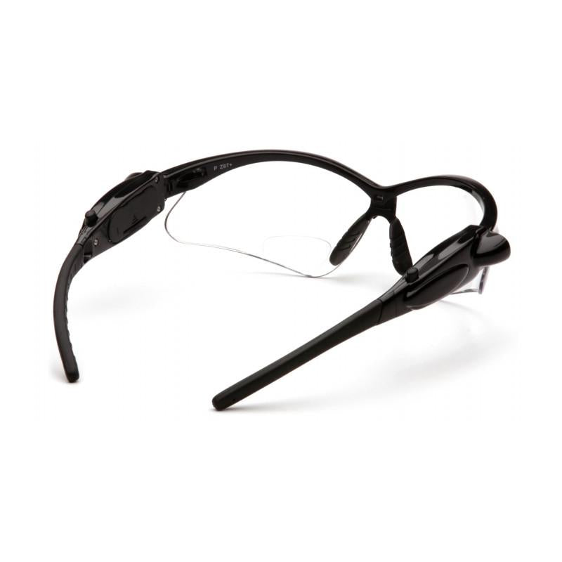 Pyramex SB6310STPLEDR20 PMXTREME Readers - Black Frame/Clear Anti-Fog +2.0 Lens with LED Temples Safety Glasses