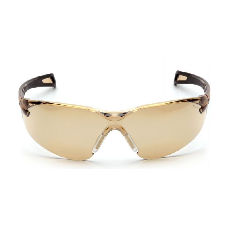Pyramex SB7138S PMXSLIM Sandstone Bronze Lens with Black Temples