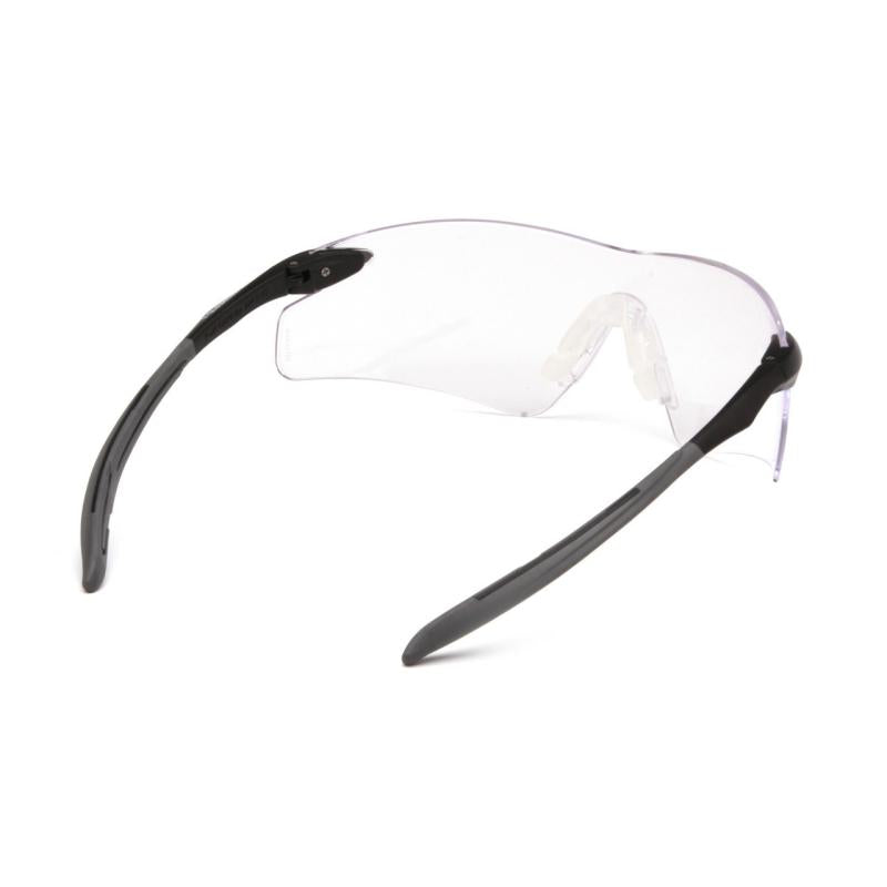 Pyramex SB8810S Intrepid Clear Lens with Black/Gray Temples