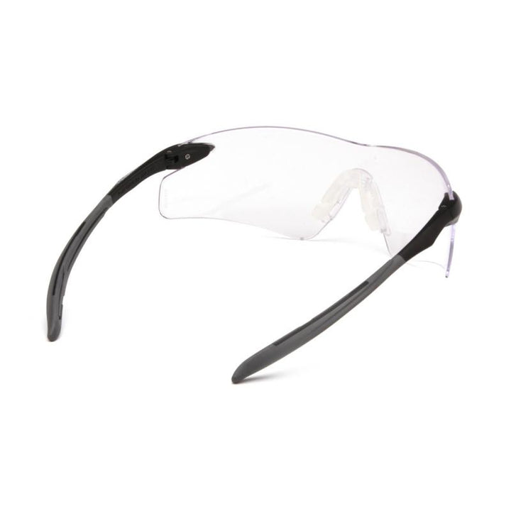 Pyramex SB8810S Intrepid Clear Lens with Black/Gray Temples
